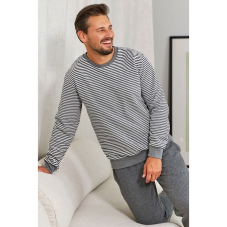 Piżama męska w paseczki