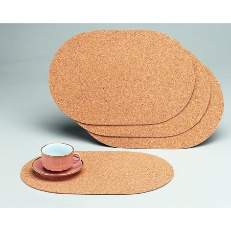 Podkładki korkowe na stół - 4 sztuki w komplecie, ZELLER