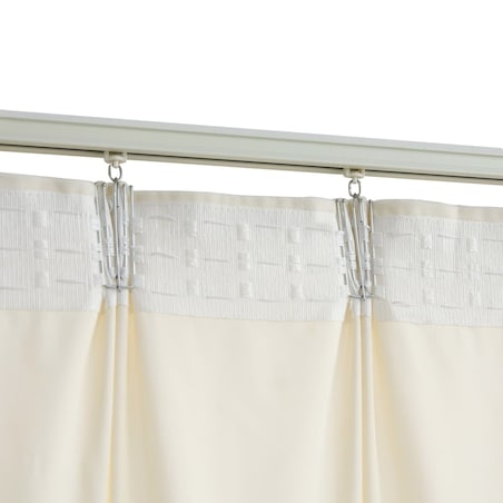 vidaXL Zasłony z haczykami, 2 szt., aksamitne, kremowe, 140x175 cm