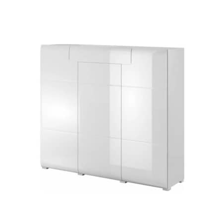Komoda wysoka TOLEDO 3D1S biała połysk