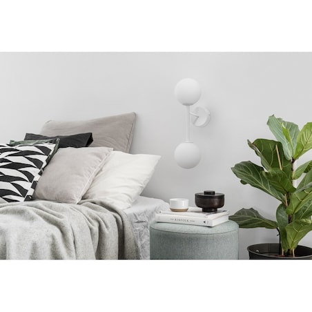 KOP B biała lampa ścienna / kinkiet