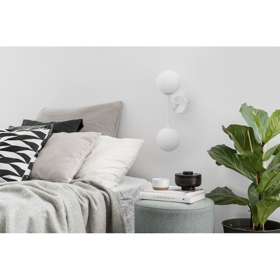 KOP B biała lampa ścienna / kinkiet