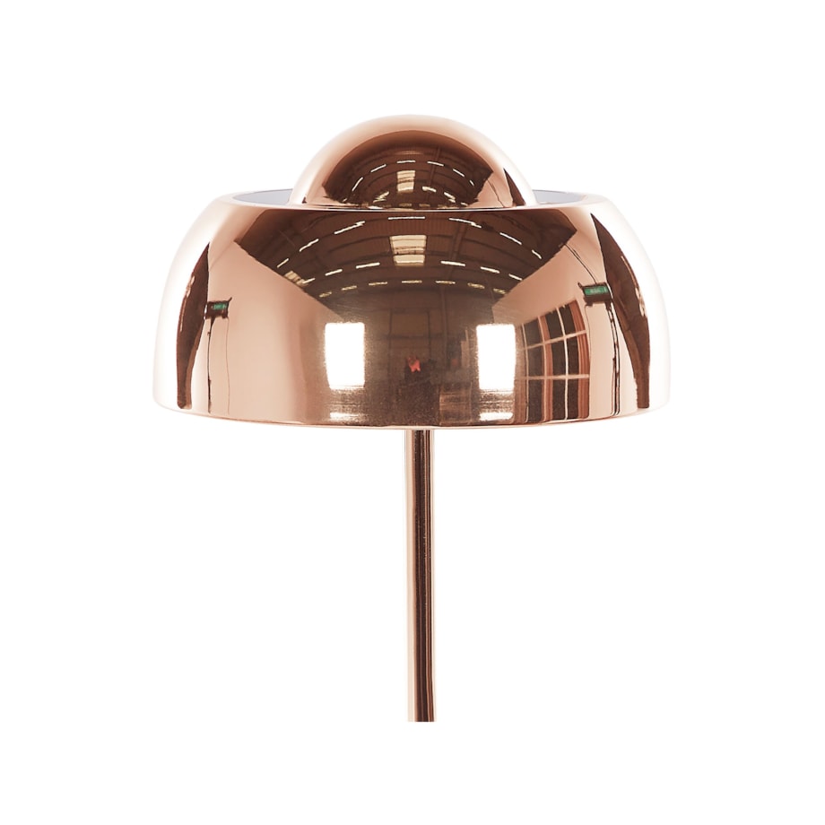 Lampa podłogowa metalowa miedziana SENETTE