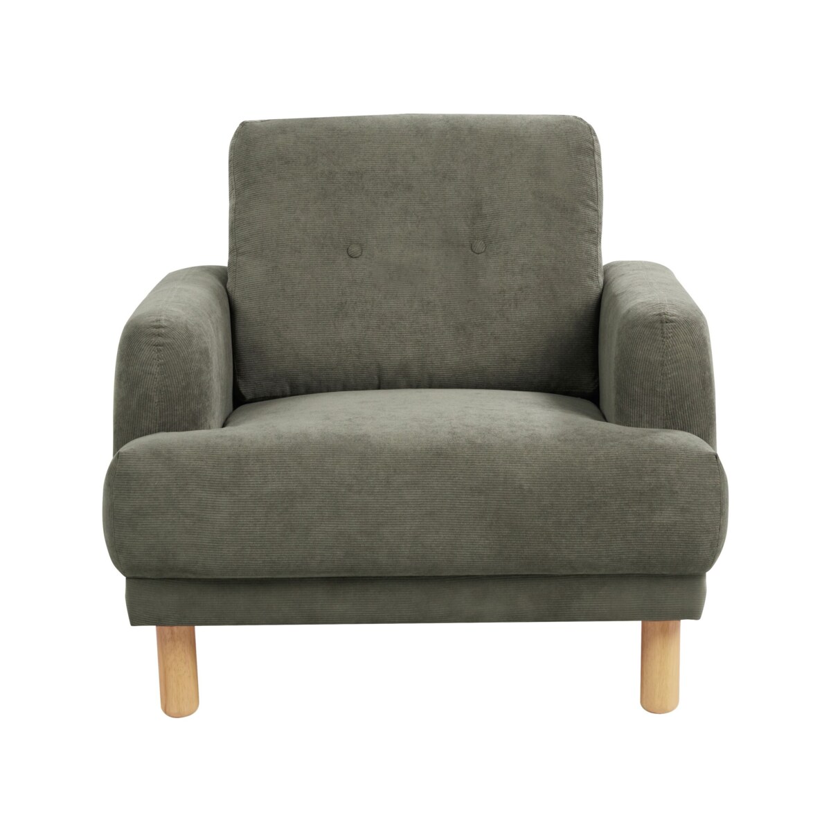 Zestaw wypoczynkowy sztruksowy ciemnozielony TUVE