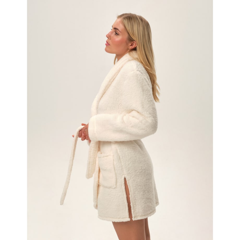 Szlafrok Fune 41953-01X Ecru Ecru, L/XL