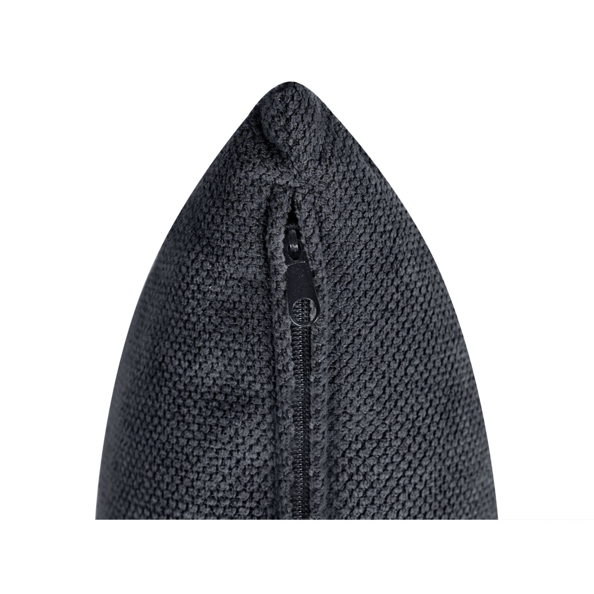 Sofa 3-osobowa czarna FAUSKAN