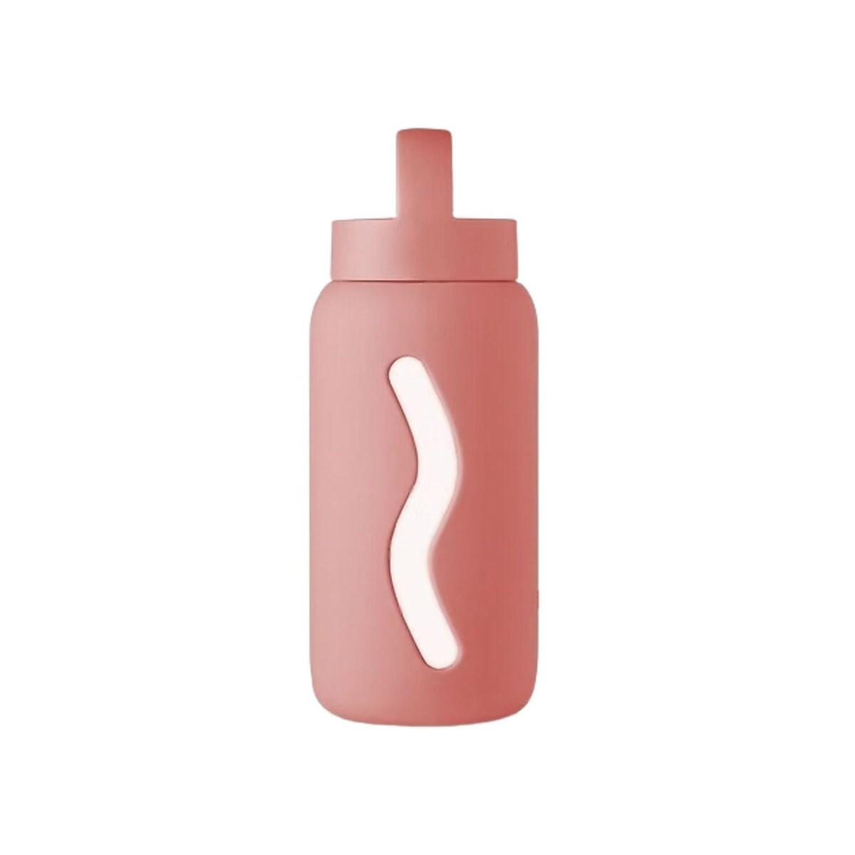 MUUKI MINI BOTTLE szklana butelka na wodę 500 ml, Terra Cotta
