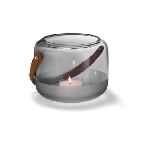 Świecznik Marlon L, szkło 18 cm