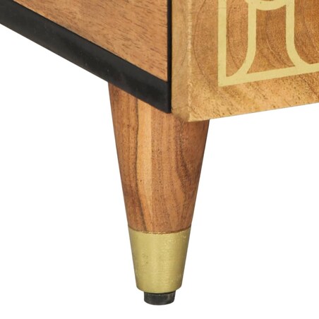 vidaXL Stolik kawowy, 80x54x40 cm, lite drewno mango