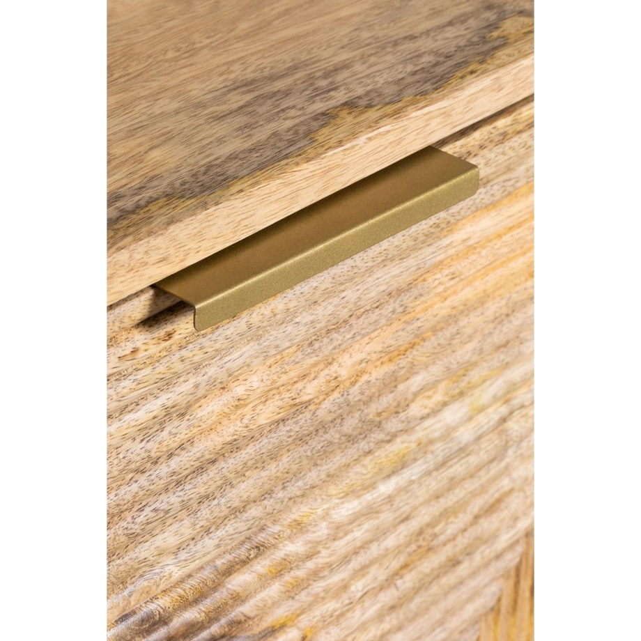 Szafka RTV 165x40 cm z drewna mango Baty Design