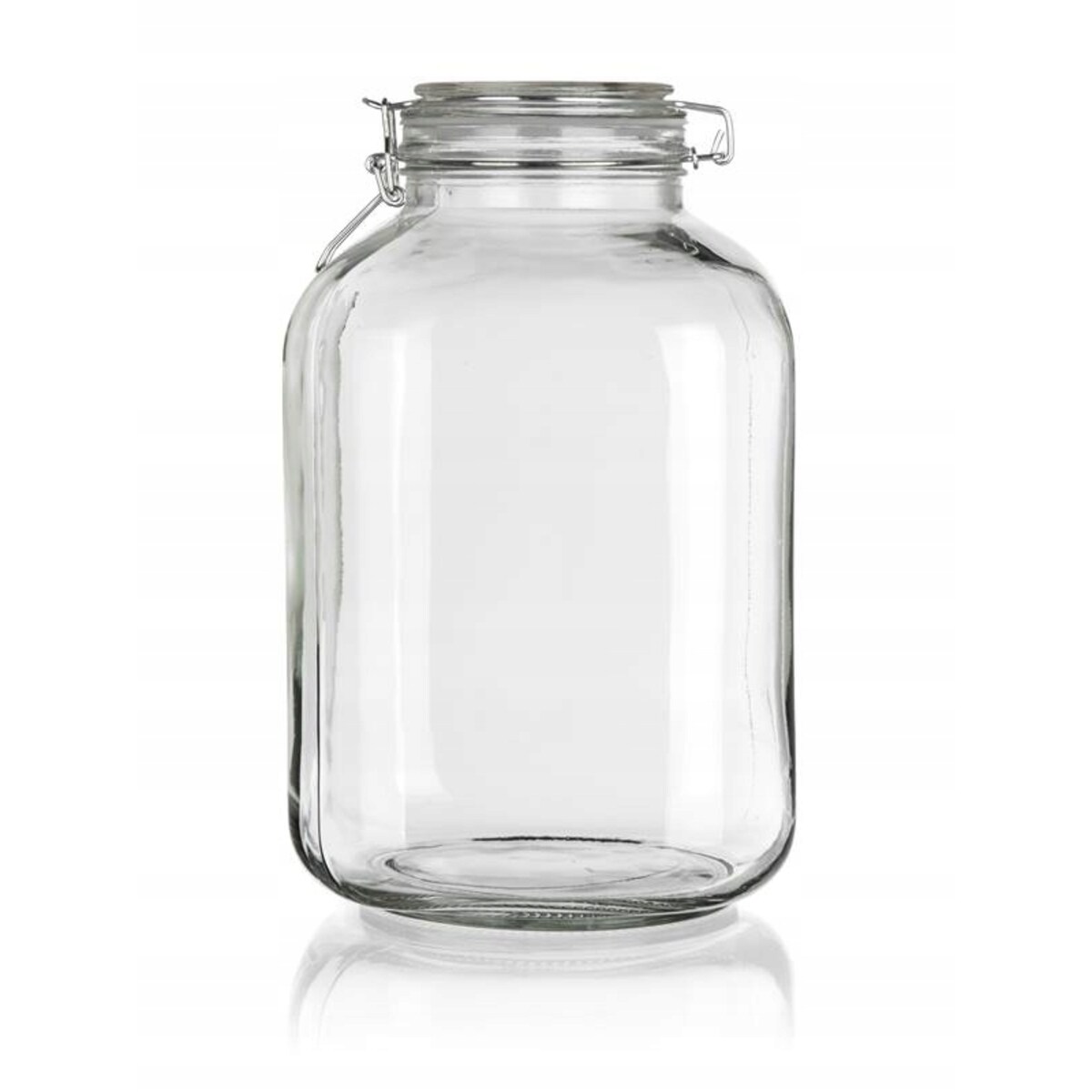 SŁOIK DUŻY szklany 5 L pojemnik hermetyczny klips weki żywność ogórki