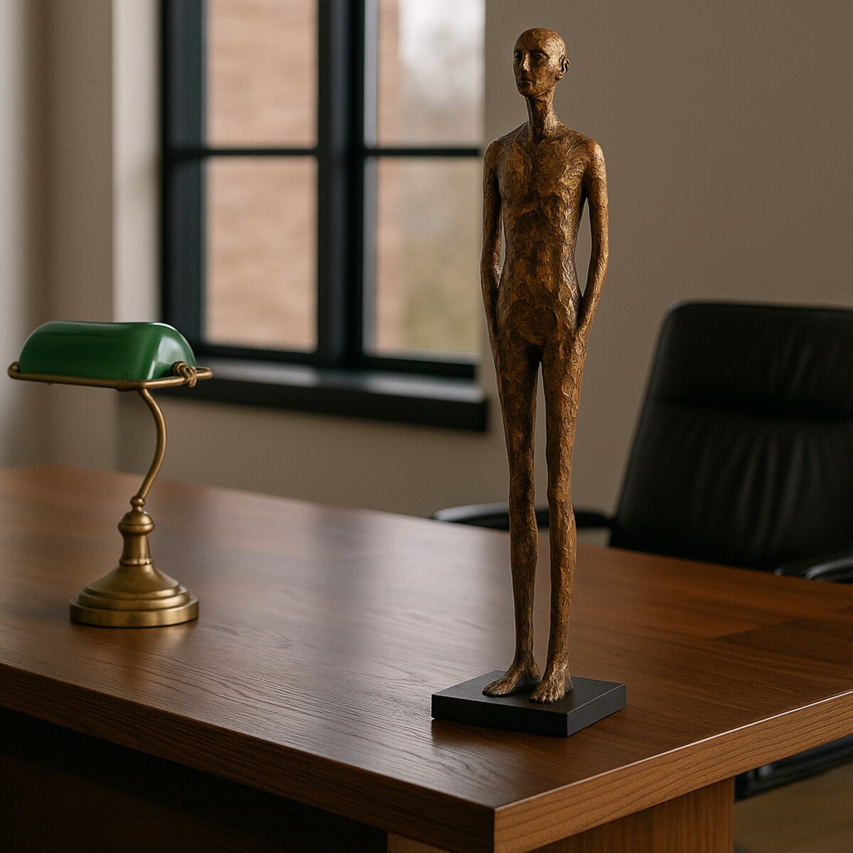 FIGURKA DEKORACYJNA CHRISTIANO CZARNY L