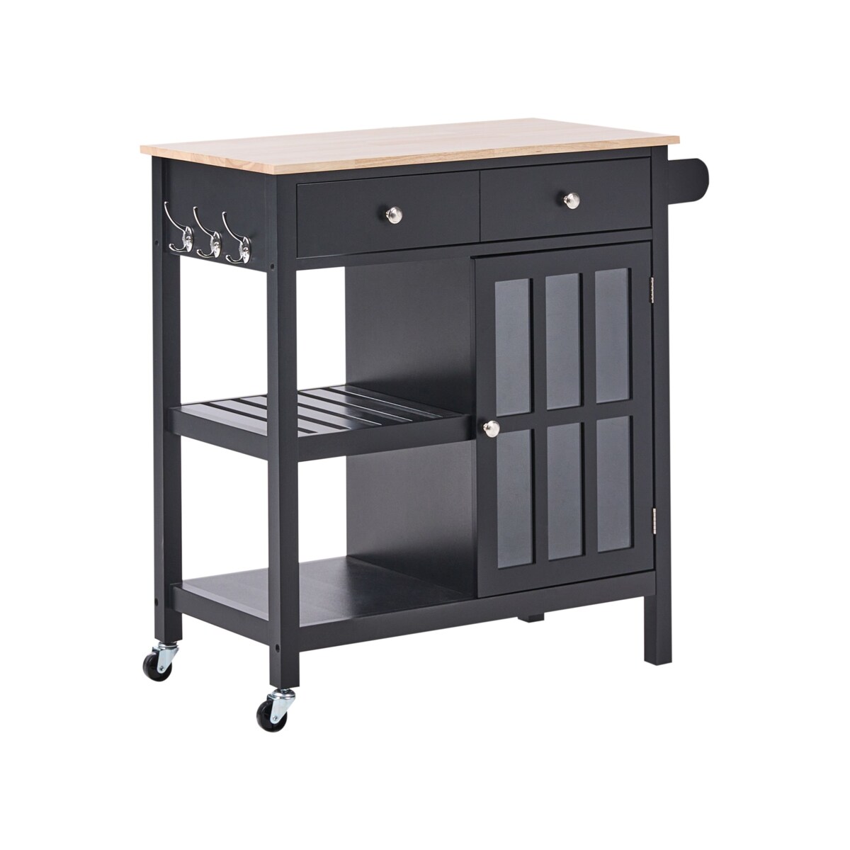 Wózek kuchenny GENOA Czarny