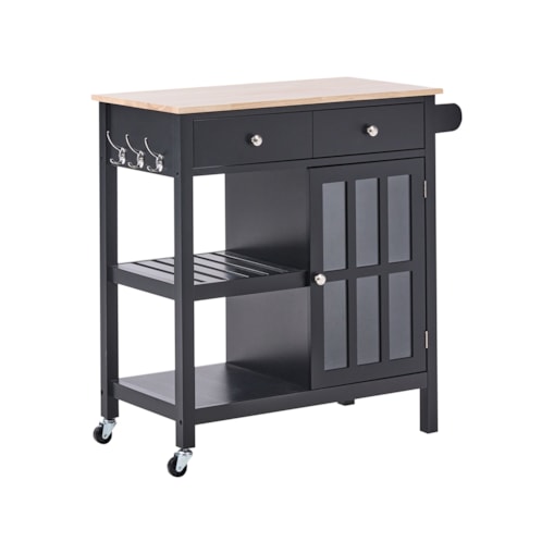 Wózek kuchenny GENOA Czarny