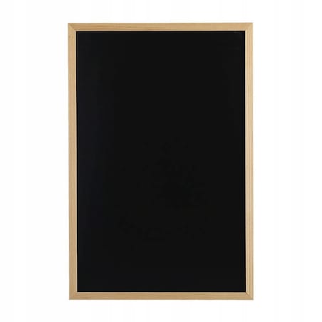 Tablica Kredowa magnetyczna Czarna z Ramką 60 x 40 na Ścianę do Zawieszenia