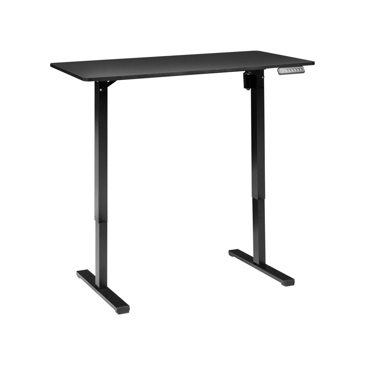 Biurko regulowane elektrycznie 120 x 60 cm czarne TAVARES