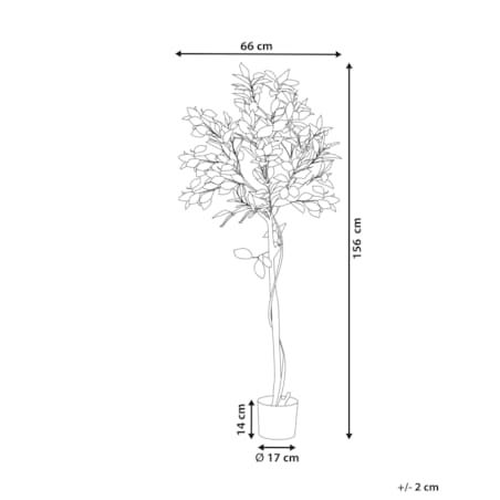 Sztuczna roślina doniczkowa 156 cm LEMON TREE