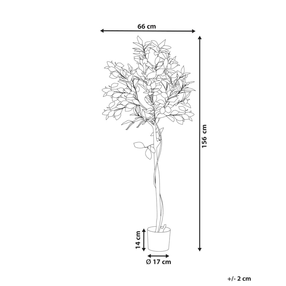 Sztuczna roślina doniczkowa 156 cm LEMON TREE