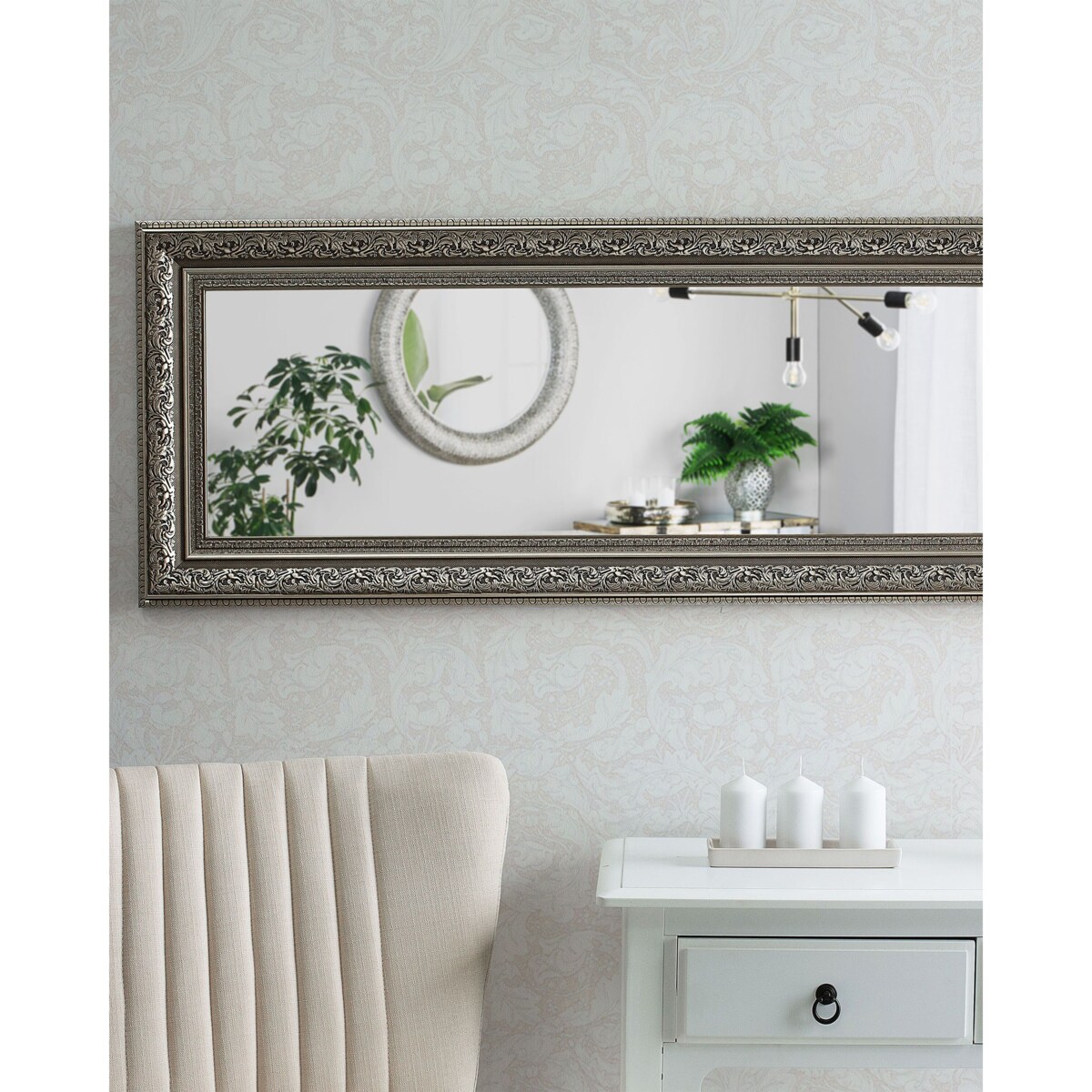 Lustro ścienne 51 x 141 cm złote ASPEN