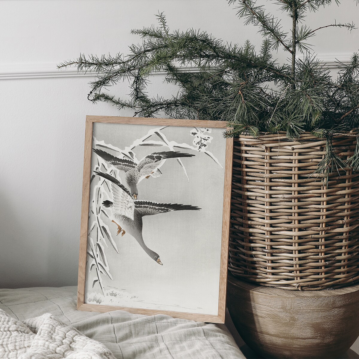 Plakat Gęsi 30x40cm