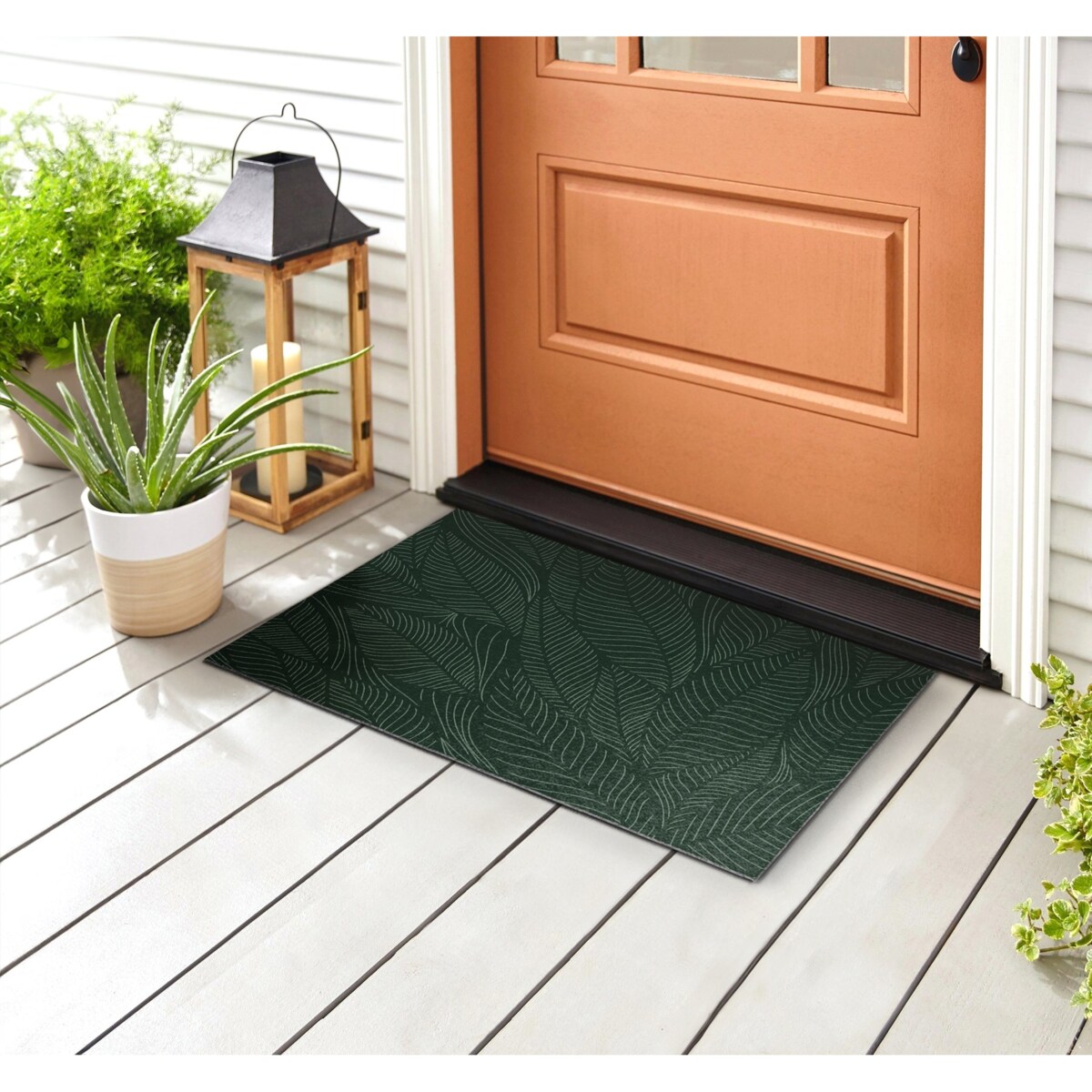 Wycieraczka zewnętrzna Roślinny wzór 90x60cm