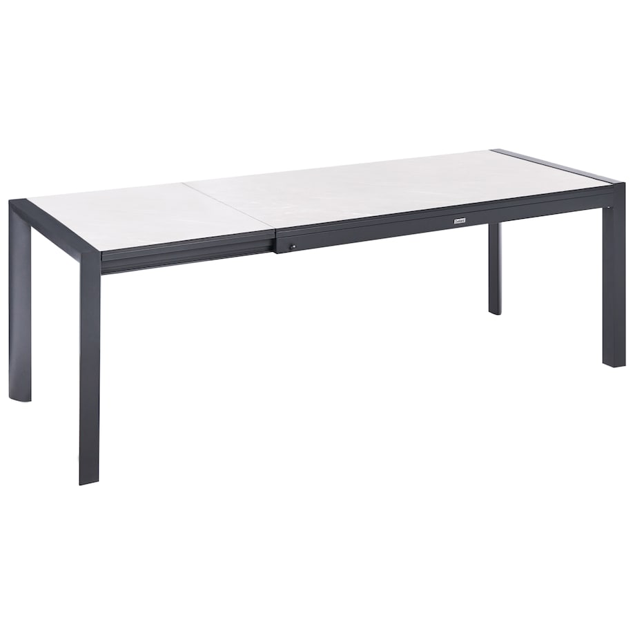 Stół ogrodowy rozkładany BINASCO 160/220 cm 90 cm Beżowy