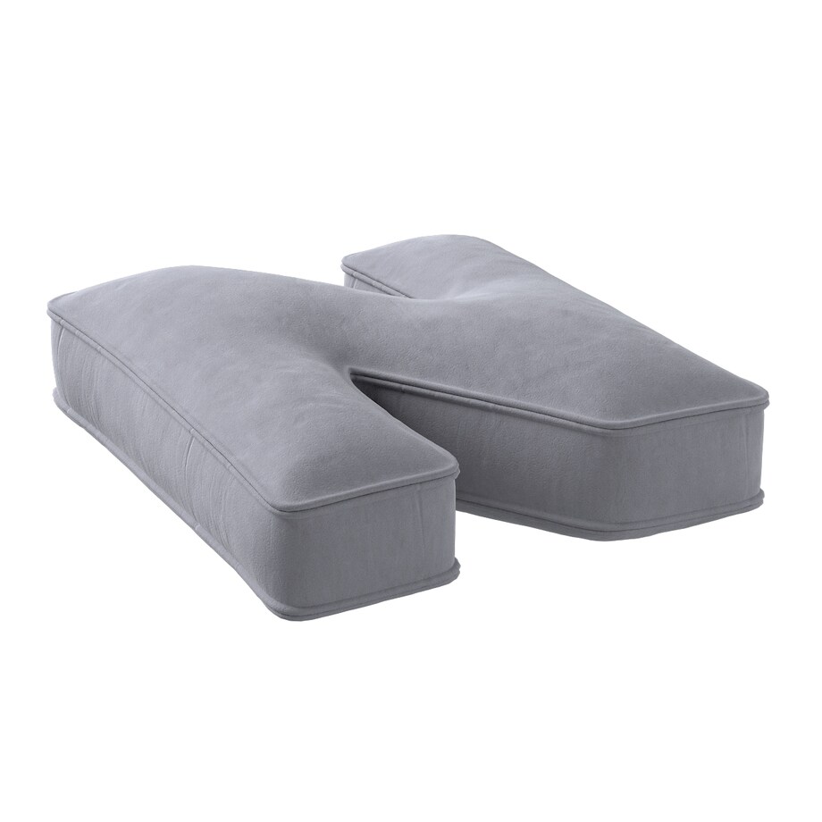 Poduszka literka N, srebrzysty szary, 30x40cm, Posh Velvet