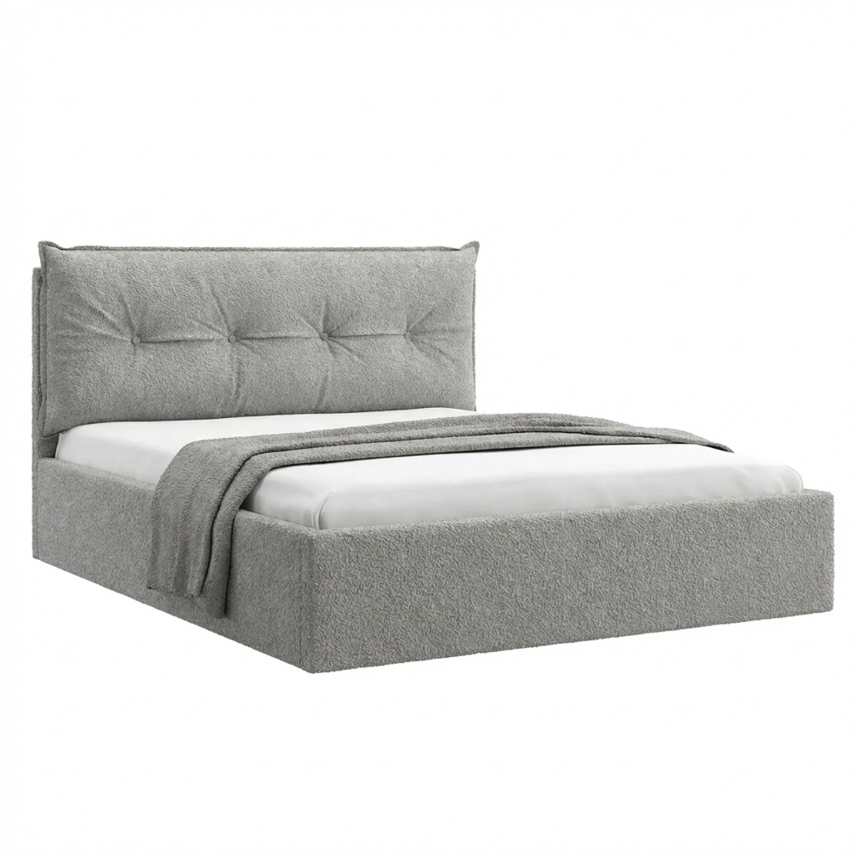 Łóżko Tapicerowane Regal 140X200 Stelaż Pojemnik Na Pościel Loop 17