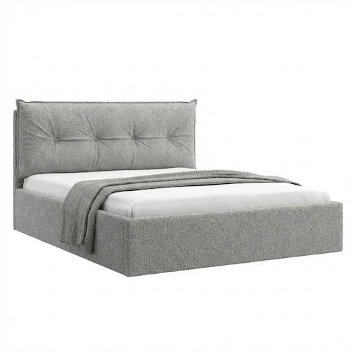 Łóżko Tapicerowane Regal 140X200 Stelaż Pojemnik Na Pościel Loop 17