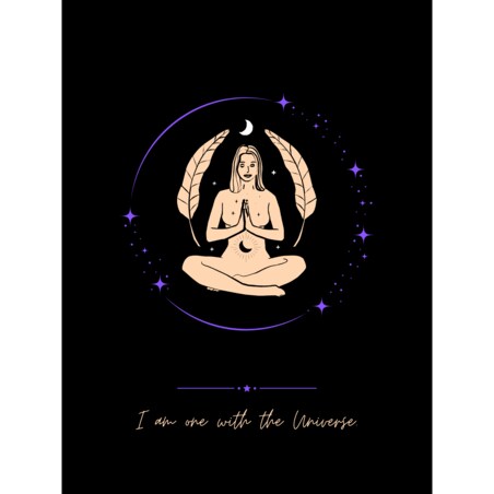 Plakat joga - UNIVERSE