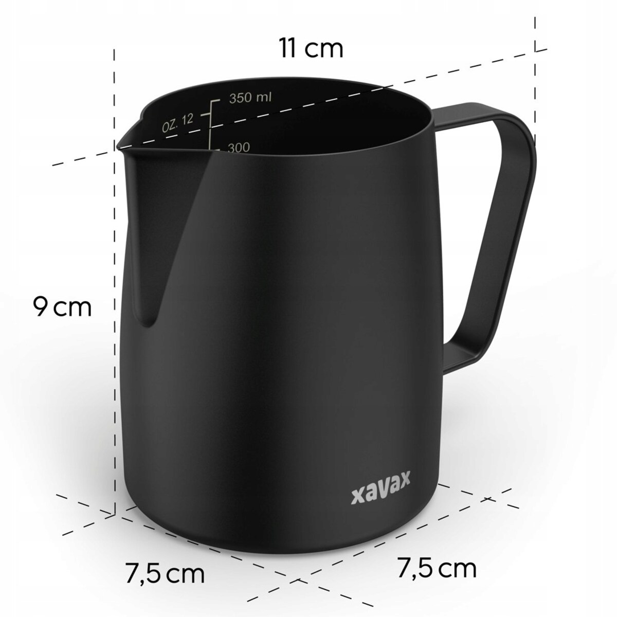 XAVAX Dzbanek do mleka ze stali nierdzewnej 350ml BARISTA