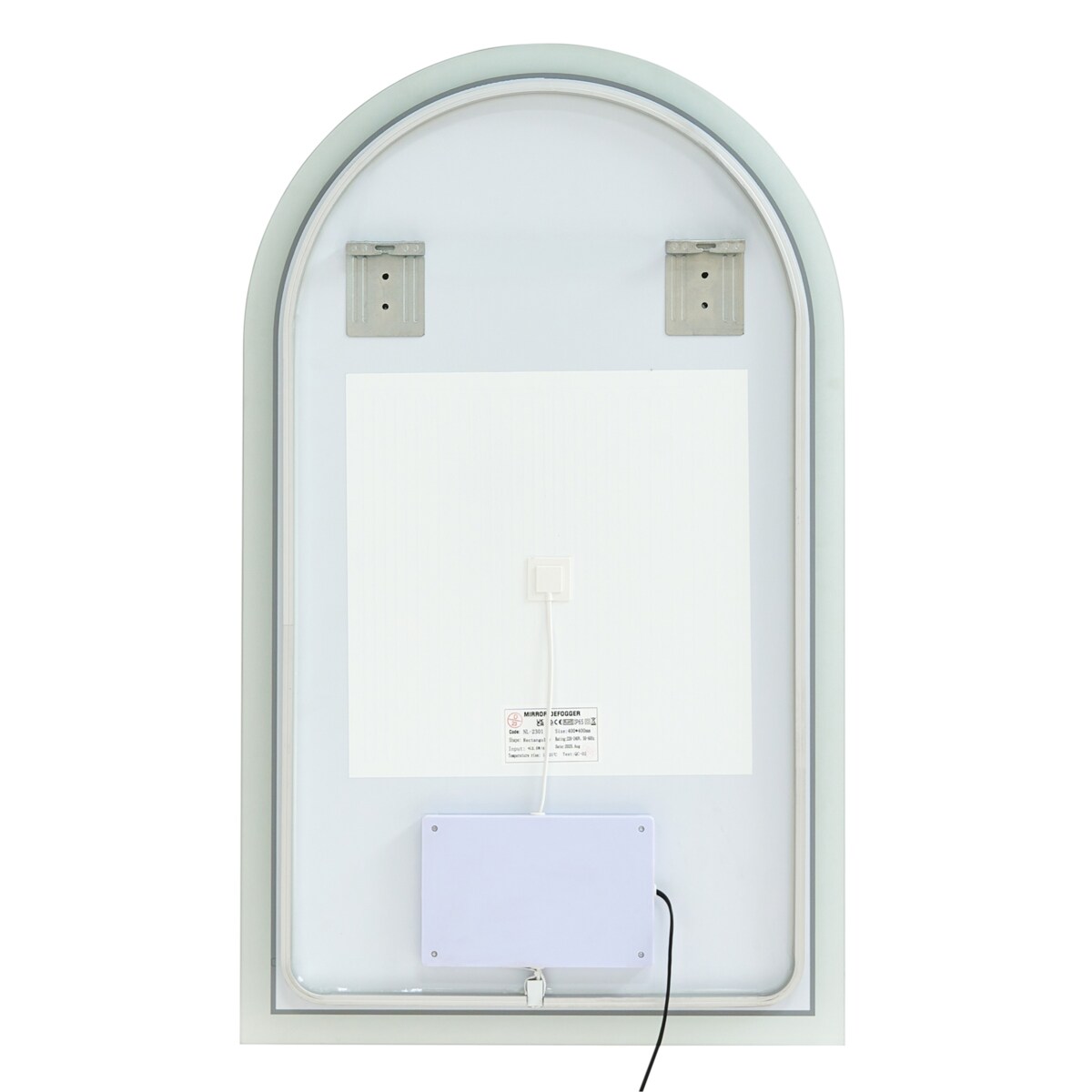 Lustro łazienkowe LED SUIN 60 cm 100 cm Zielony
