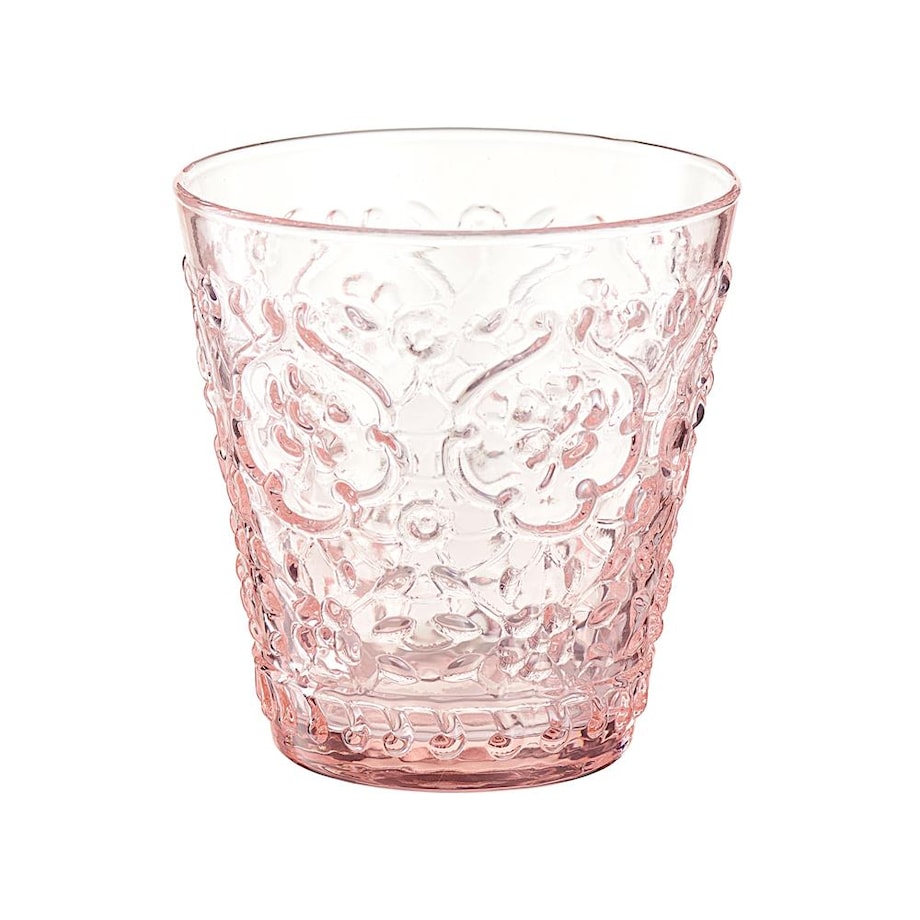 VILLA ITALIA Szklanka różowa 270 ml MILVA