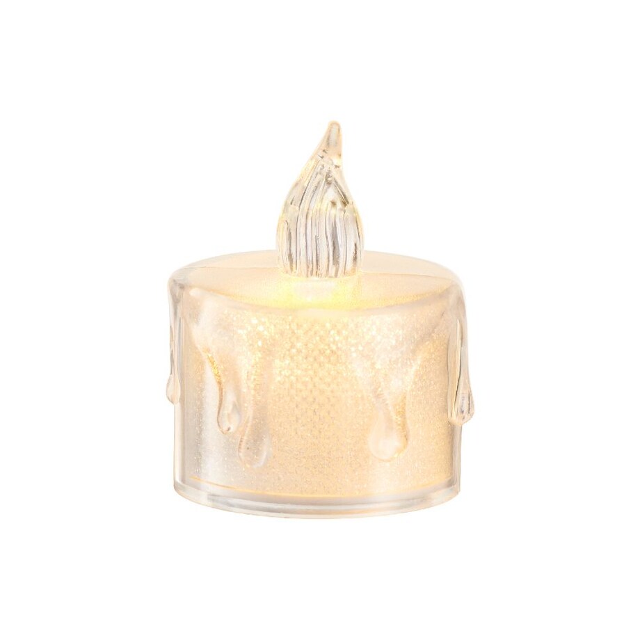 VILLA ITALIA Lampion porcelanowy na tealight z wkładem LED 7,5 cm LAWENDA