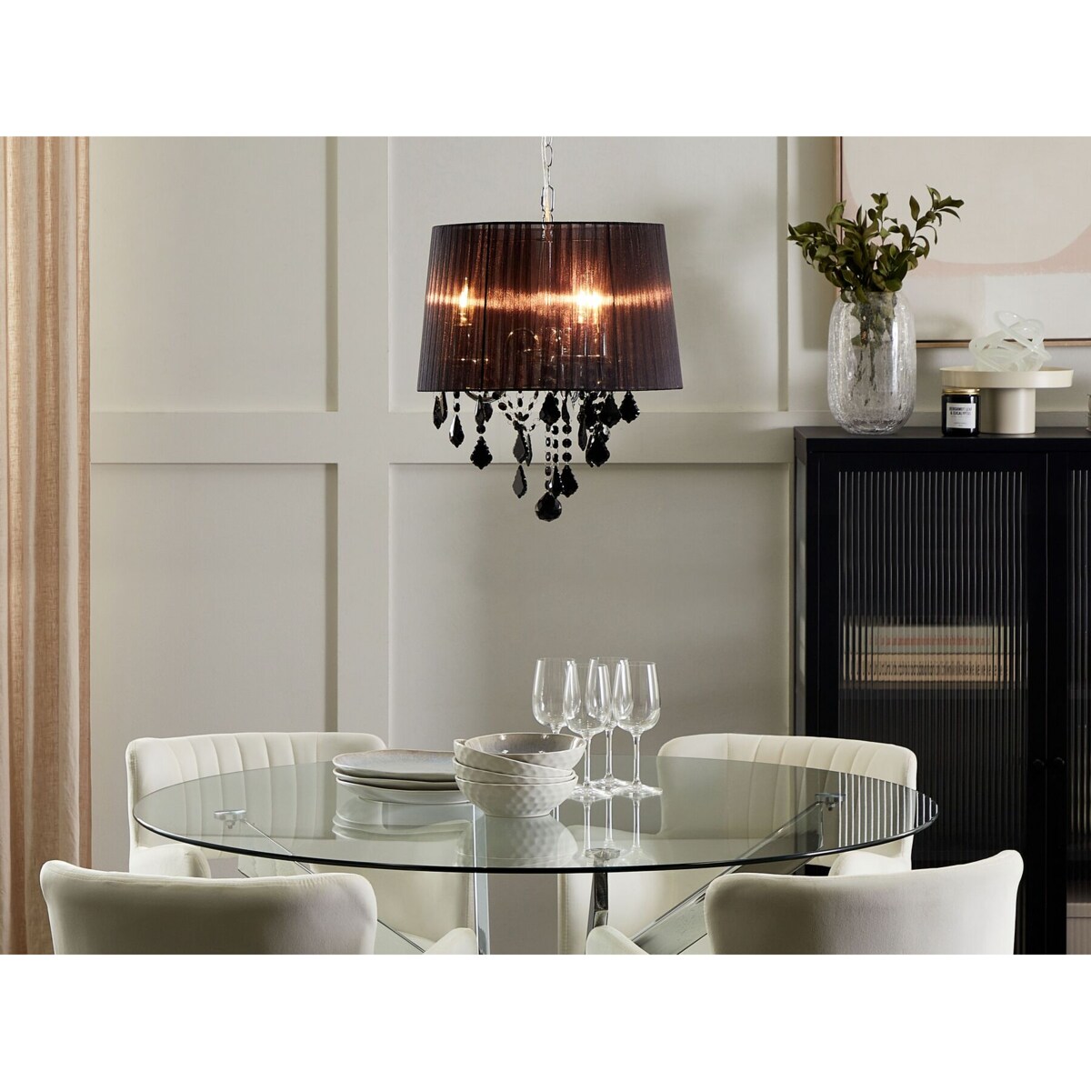 Lampa wisząca czarna EVANS