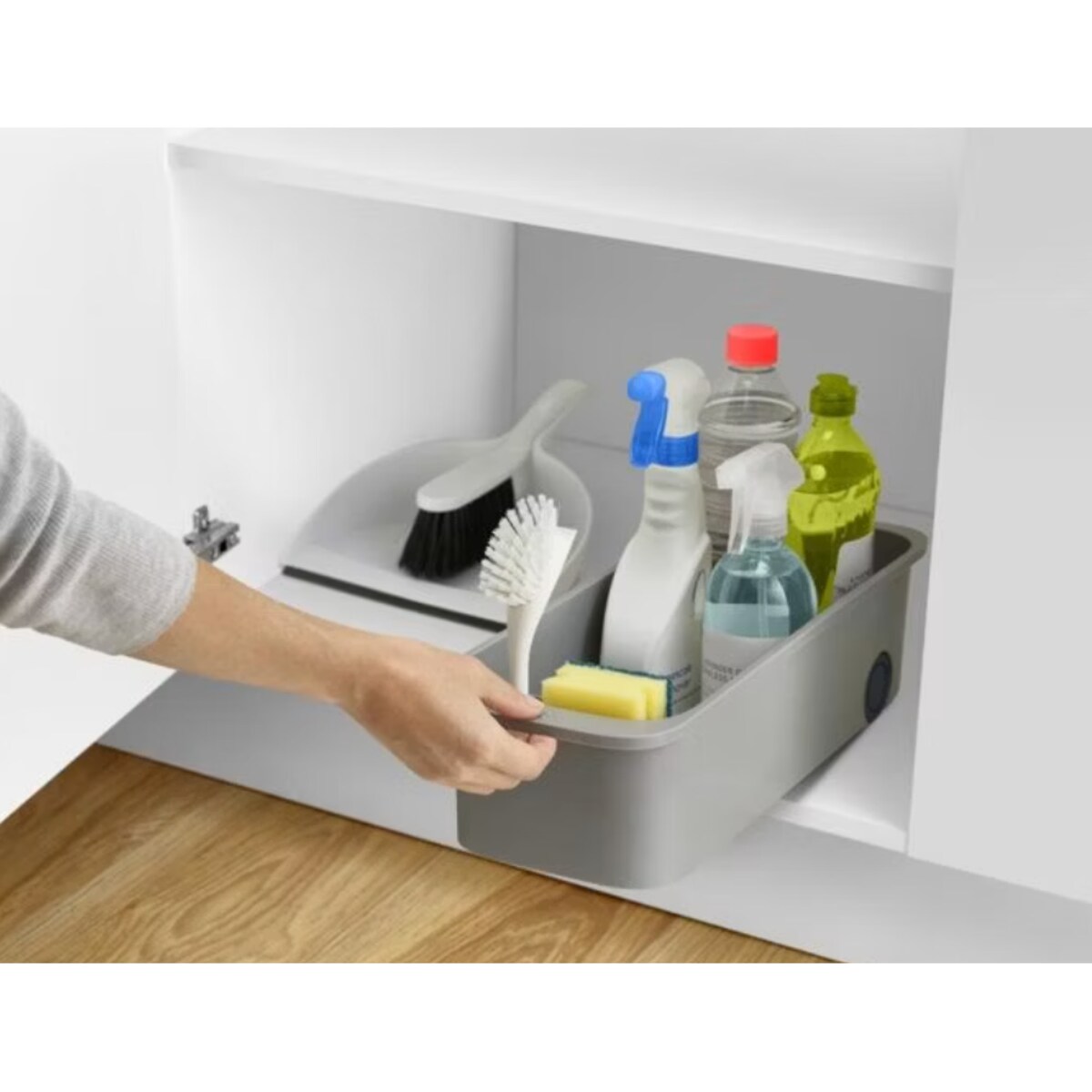 Organizer na środki czystości na kółkach CupboardStore, 11.2 x 46.2 x 17.1 cm, Joseph Joseph