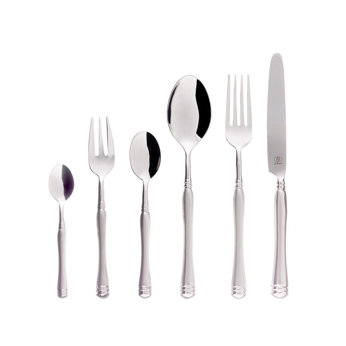 Sztućce Cuba komplet dla 6 osób 36 części, 44 x 33 x 6 cm