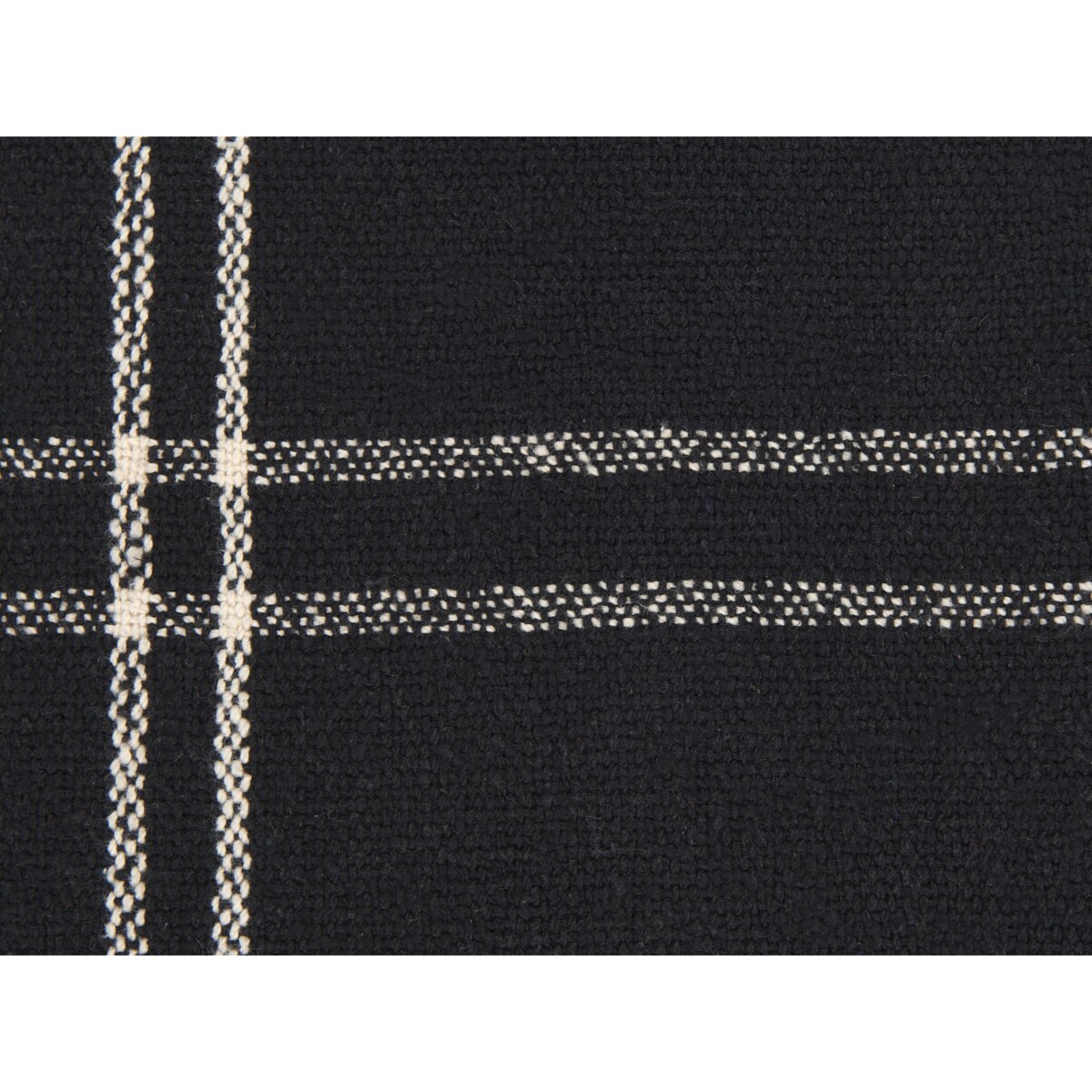 Koc bawełniany 130 x 170 cm czarny KULAC