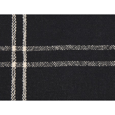 Koc bawełniany 130 x 170 cm czarny KULAC