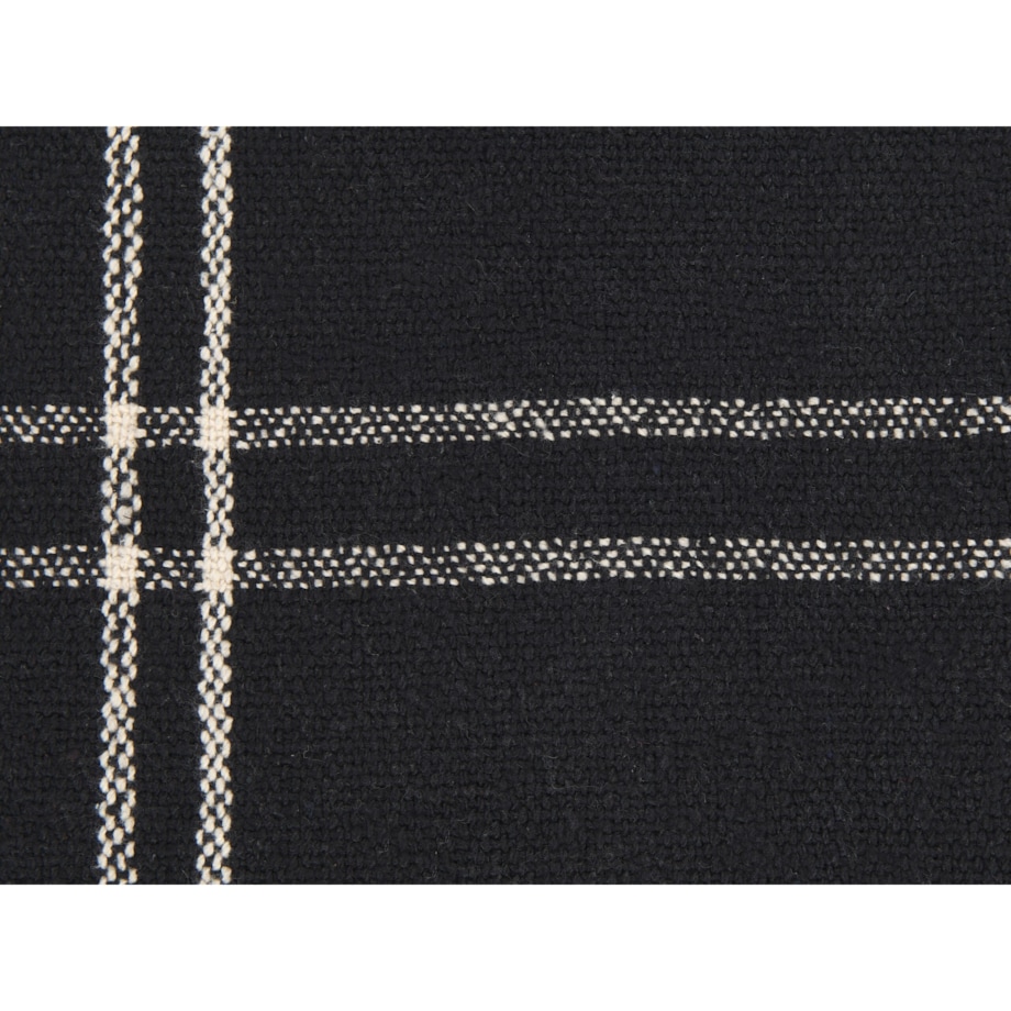 Koc bawełniany 130 x 170 cm czarny KULAC