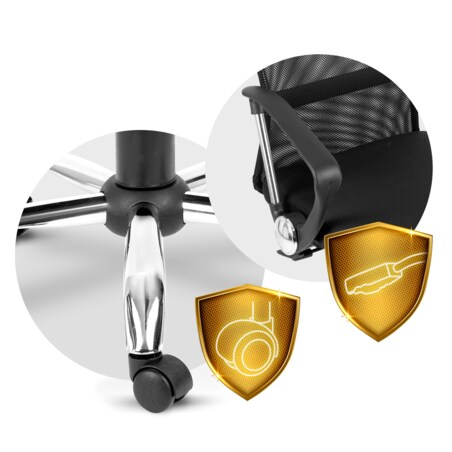 Fotel biurowy obrotowy krzesło Vensi mikrosiatka Sofotel