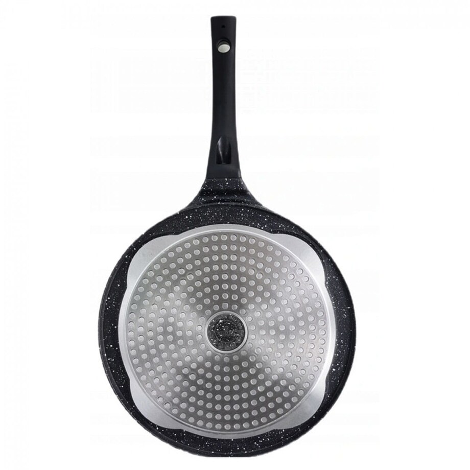 Patelnia do naleśników placków buźki 26 cm 4 smileys indukcja czarna ZILNER