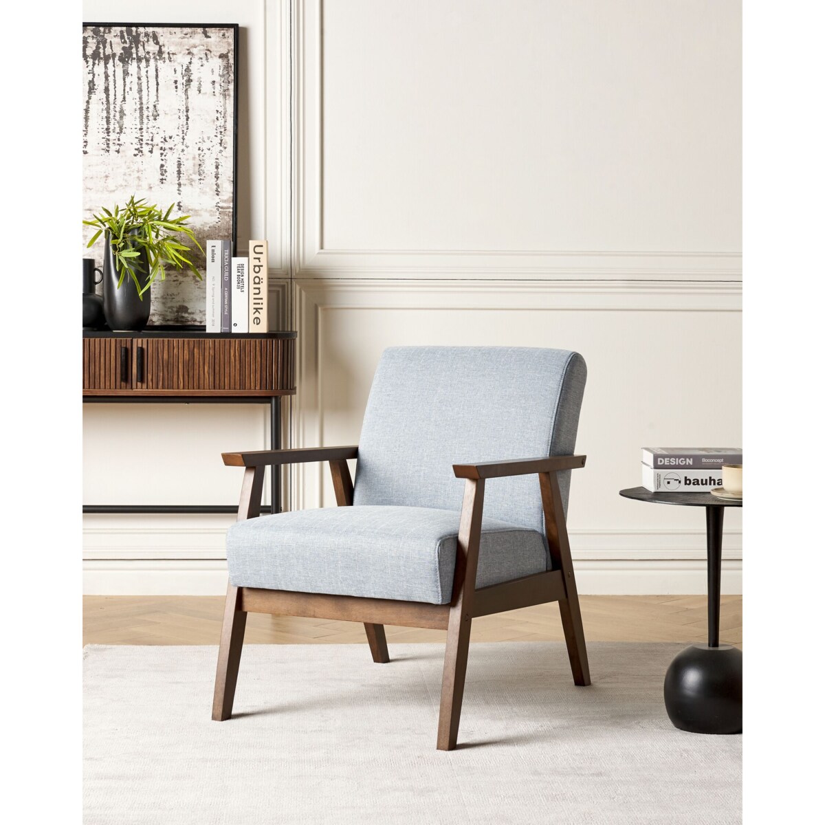 Fotel ASNES Jasnoszary