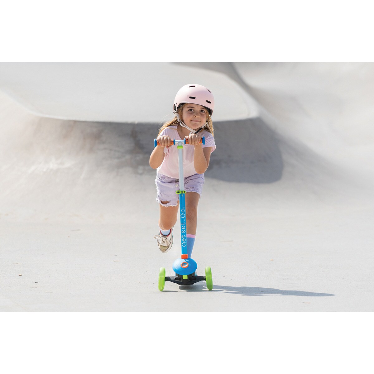 Składana hulajnoga Trunki - niebieska, mała