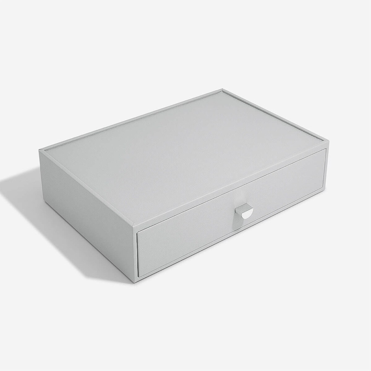 Szkatułka na biżuterię Stackers Pebble głęboka supersize kamienna szarość z szufladą