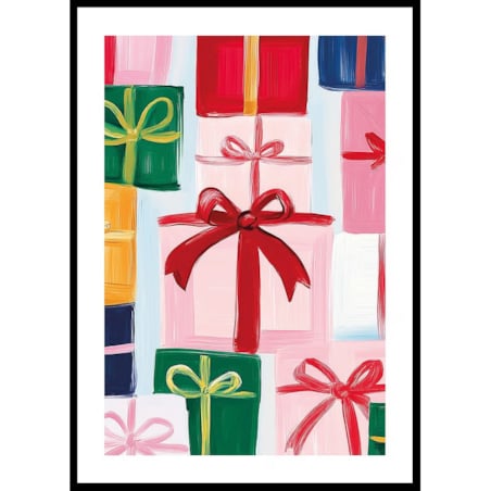 Poster Story, Plakat, Obraz - Pastelowe Prezenty, wymiary 50 x 70 cm