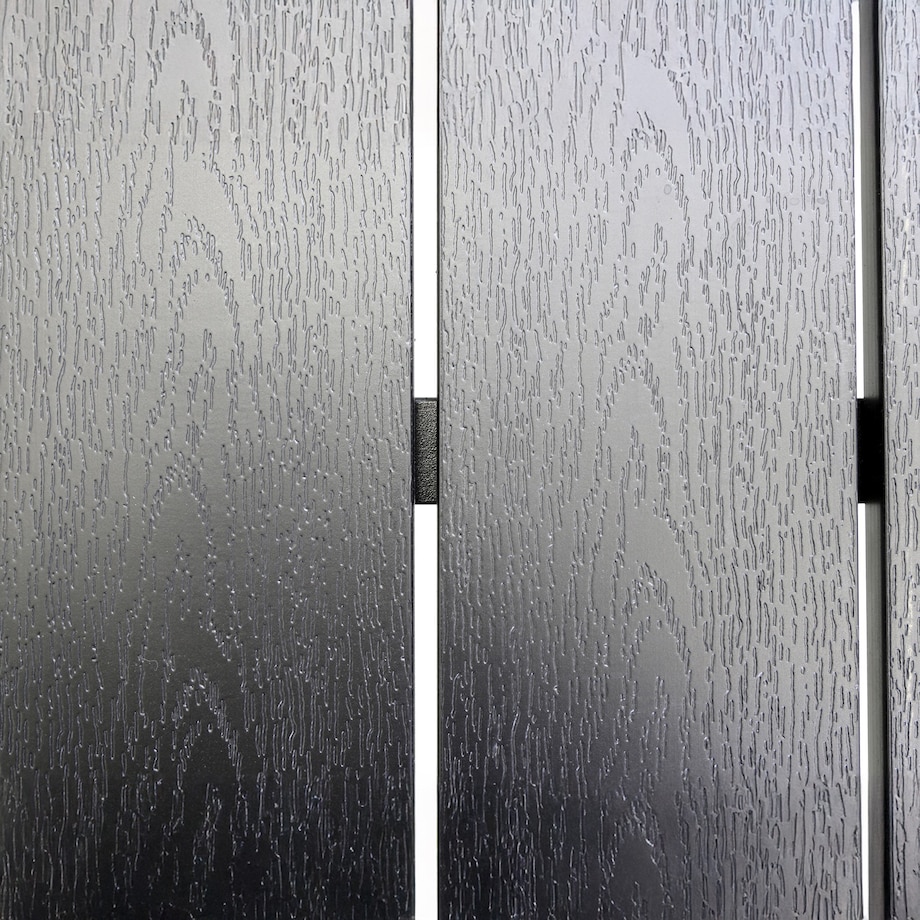 Stół ogrodowy z aluminium czarny