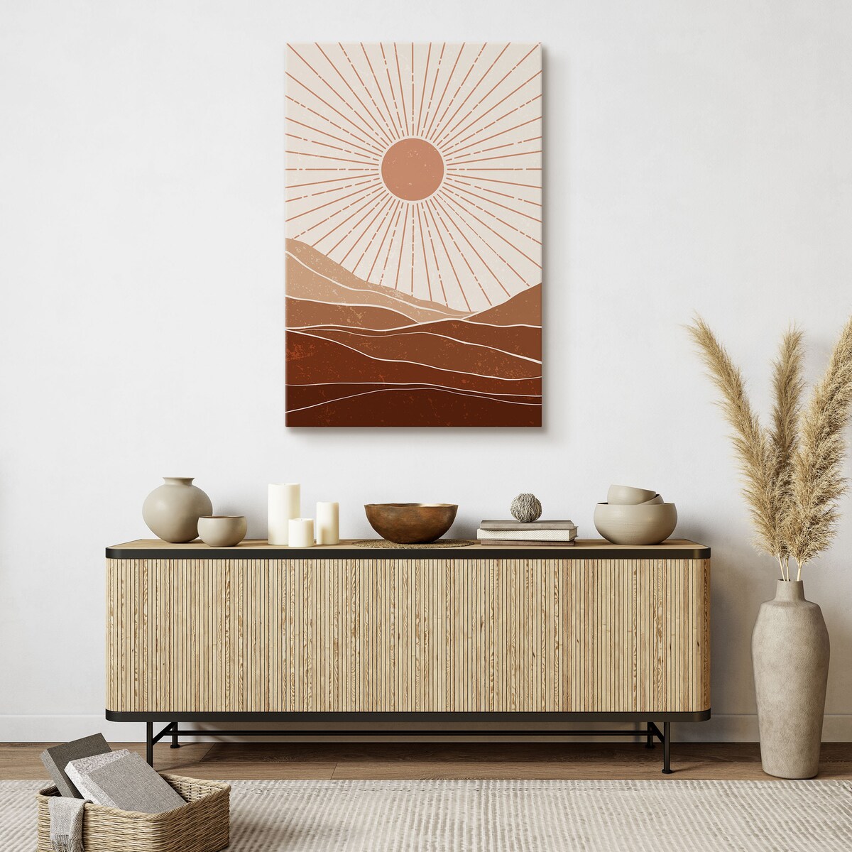 Obraz Azteckie Słońce Promienie 80x120cm