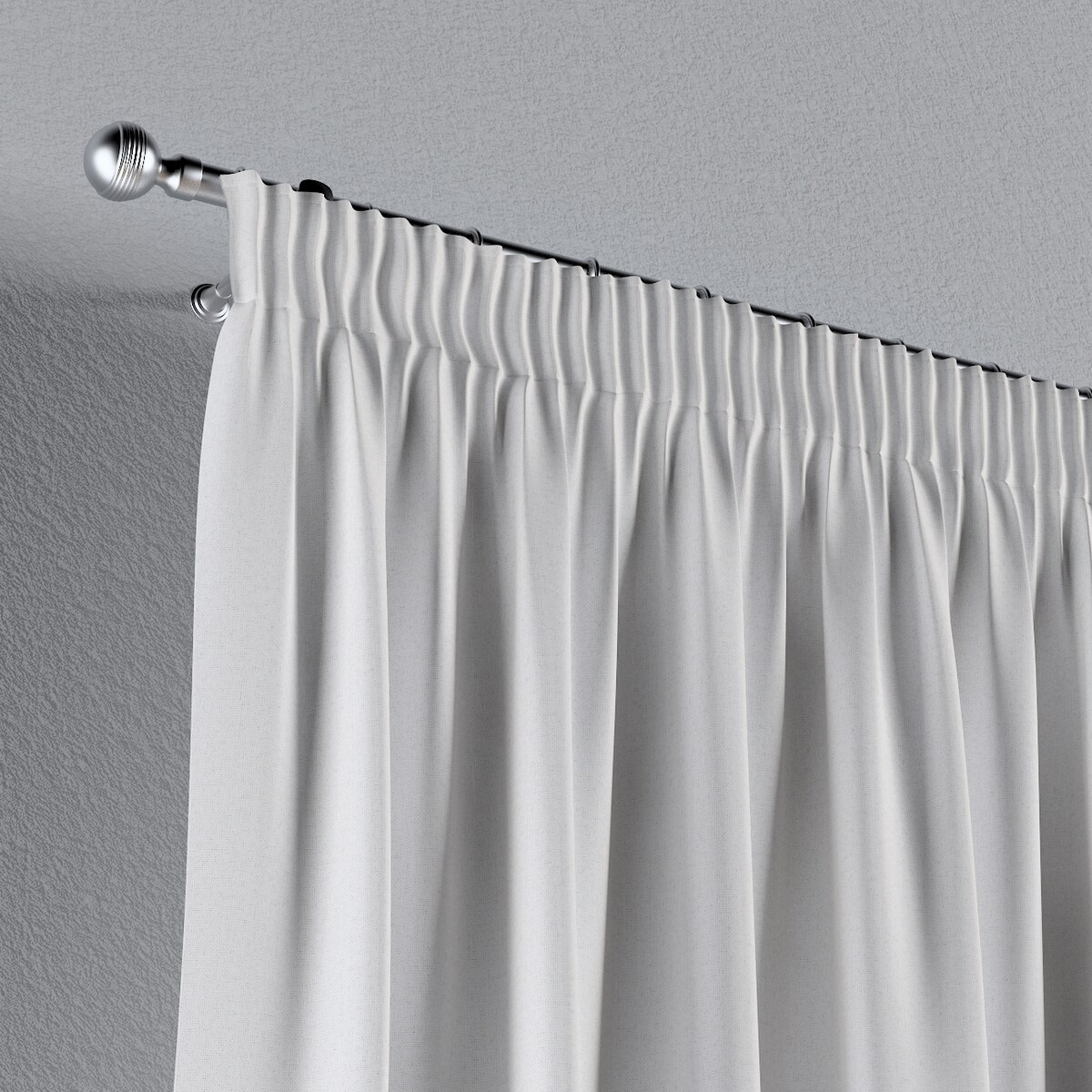 Zasłona na taśmie marszczącej 1 szt. 130x245 białoszary