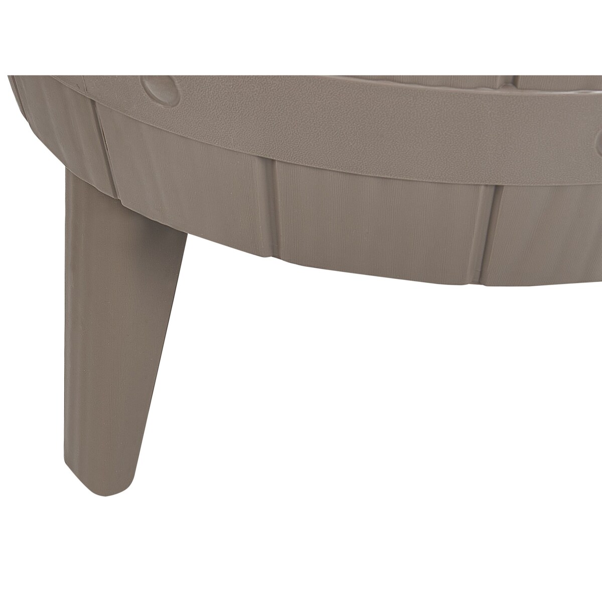 Okrągły stolik/ barek ogrodowy z funkcją chłodzenia 48 cm beżowoszary SILG